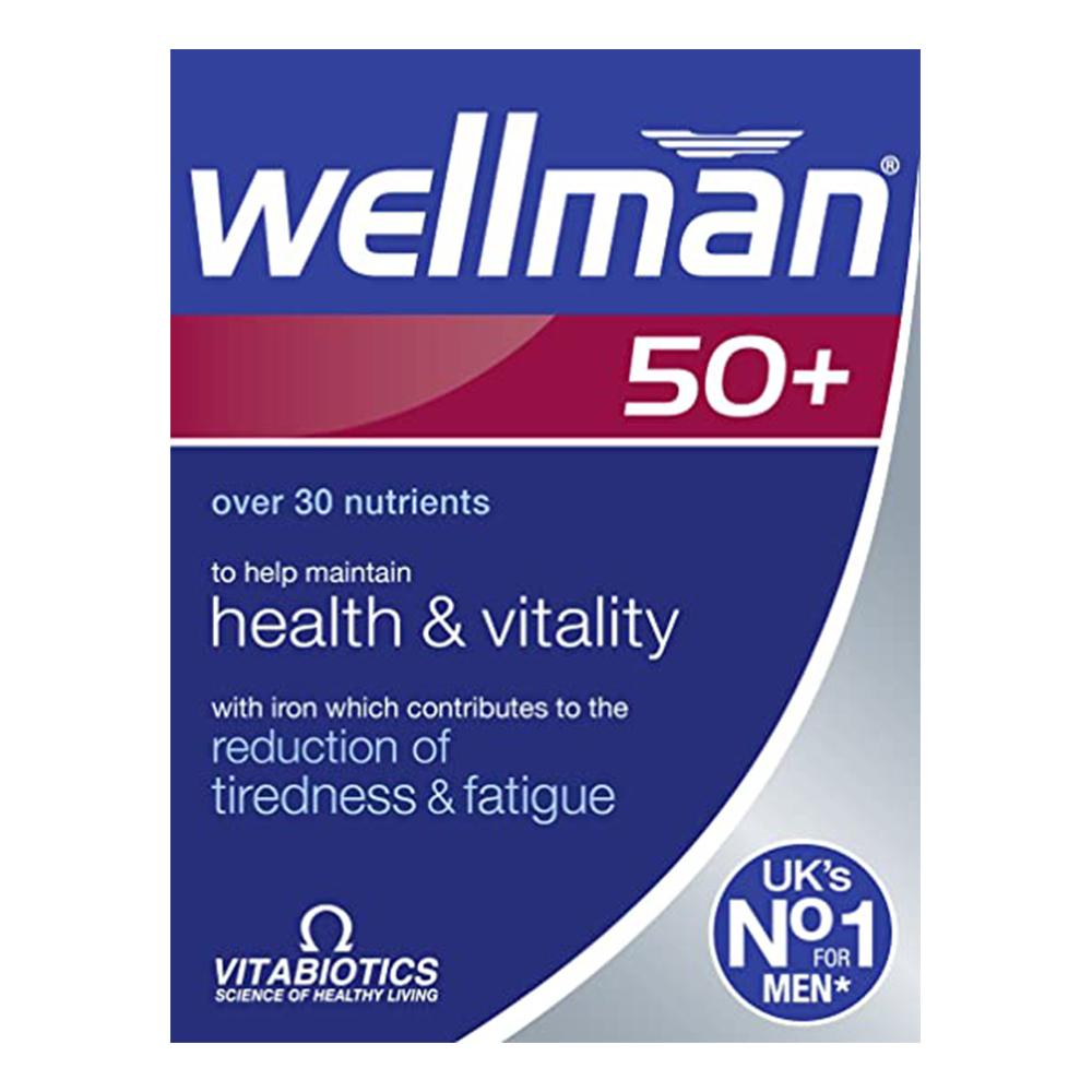 VitaBiotics - Wellman 50 + - 30 Tablets