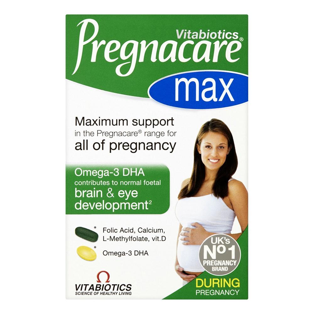 Vitabiotics - Pregnacare Max - Unflavored - (Dual  Pack) 84 Tablets/Capsules