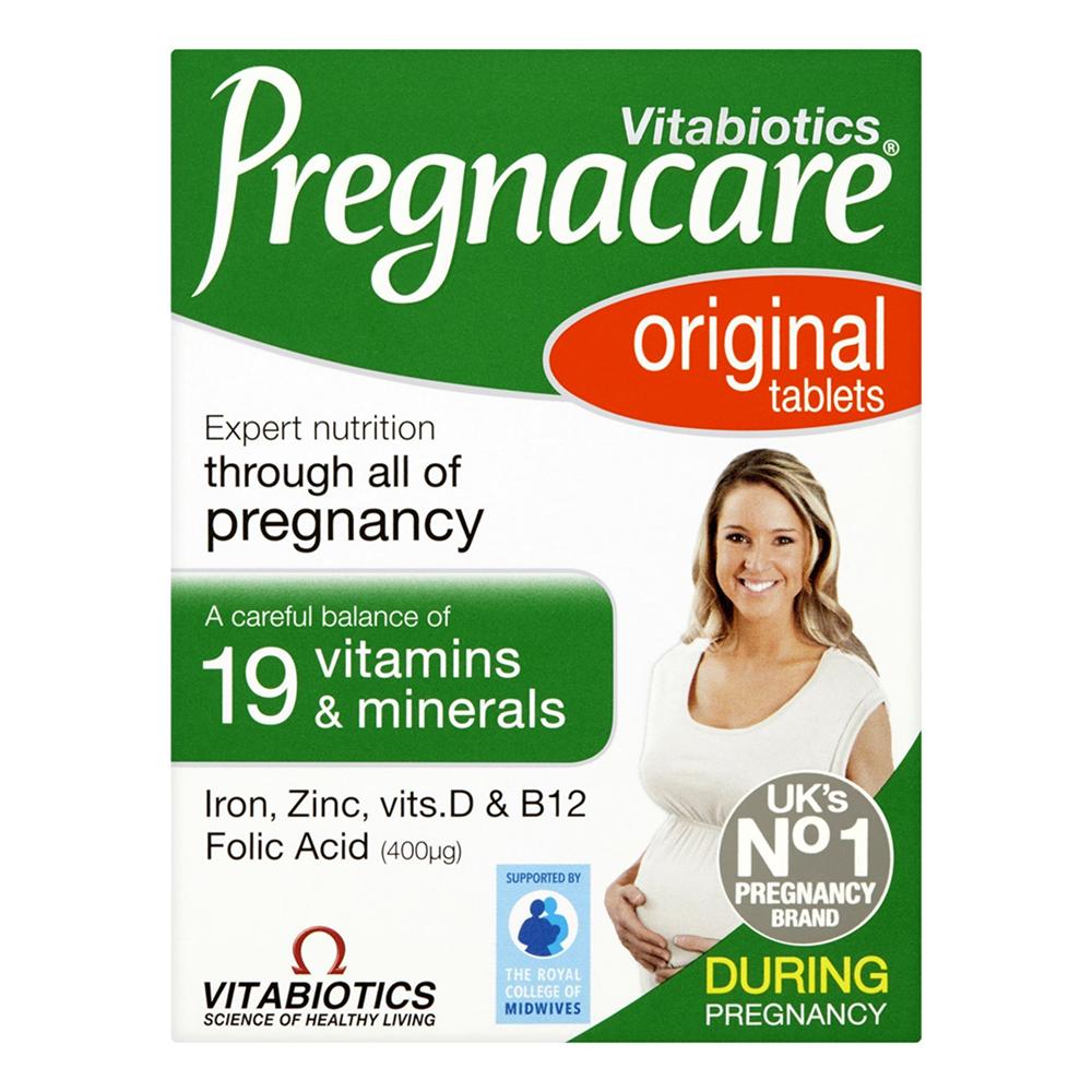 Vitabiotics - Pregnacare Original - Vitamin & Mineral Tablets for Pregnancy - Unflavored - 30 Tablets