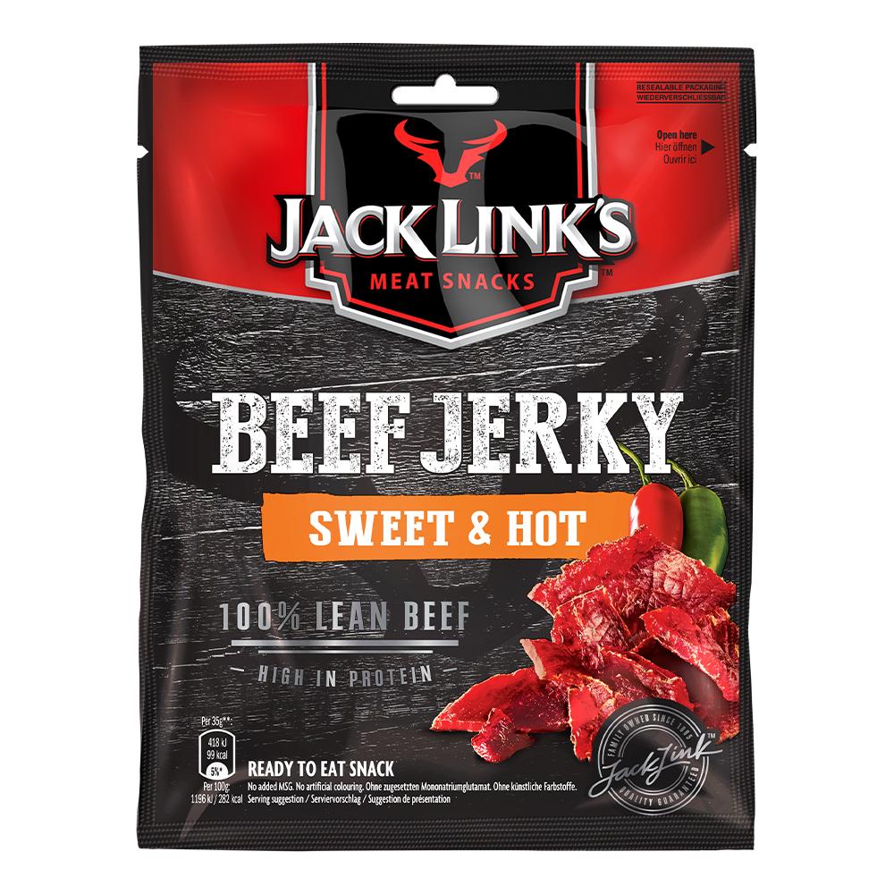 Jack Links - Meat Snacks - Beef Jerky - Sweet & Hot - 70 grams