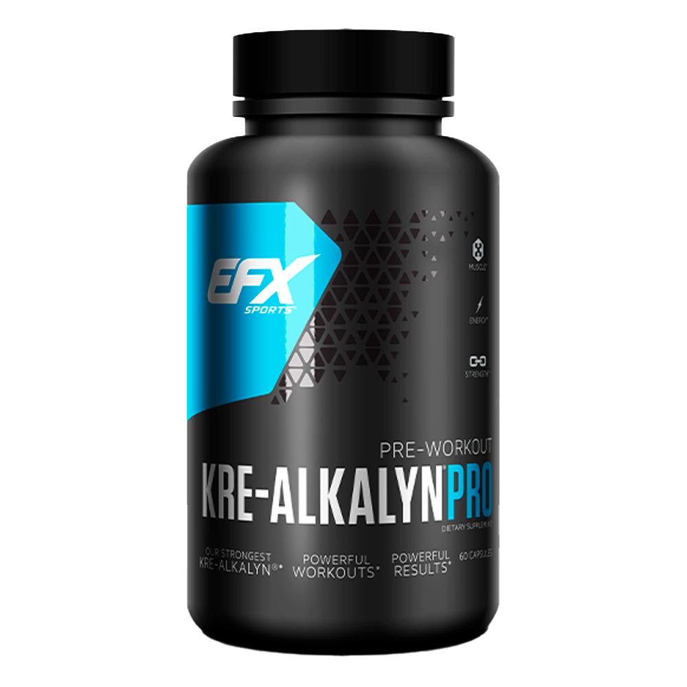 EFX Sports - Pre-Workout Kre-Alkalyn Pro - Unflavored - 60 Capsules