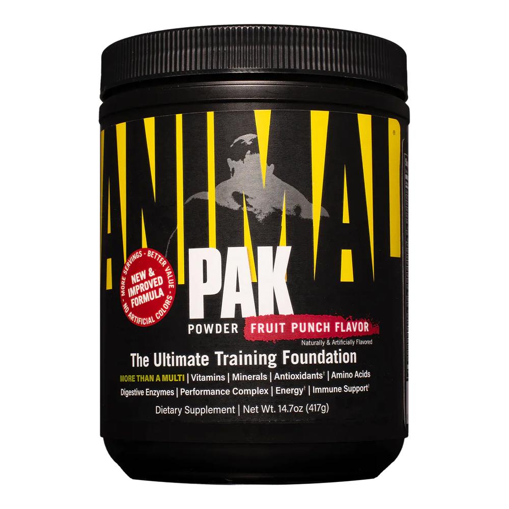 Universal Nutrition - Animal Pak Powder Fruit Punch Flavor- 30 Servings