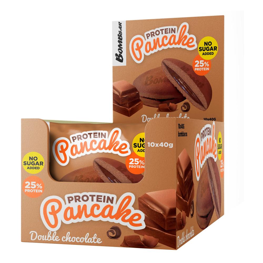 BombBar - Protein Pancake - Double Chocolate - Box of 10