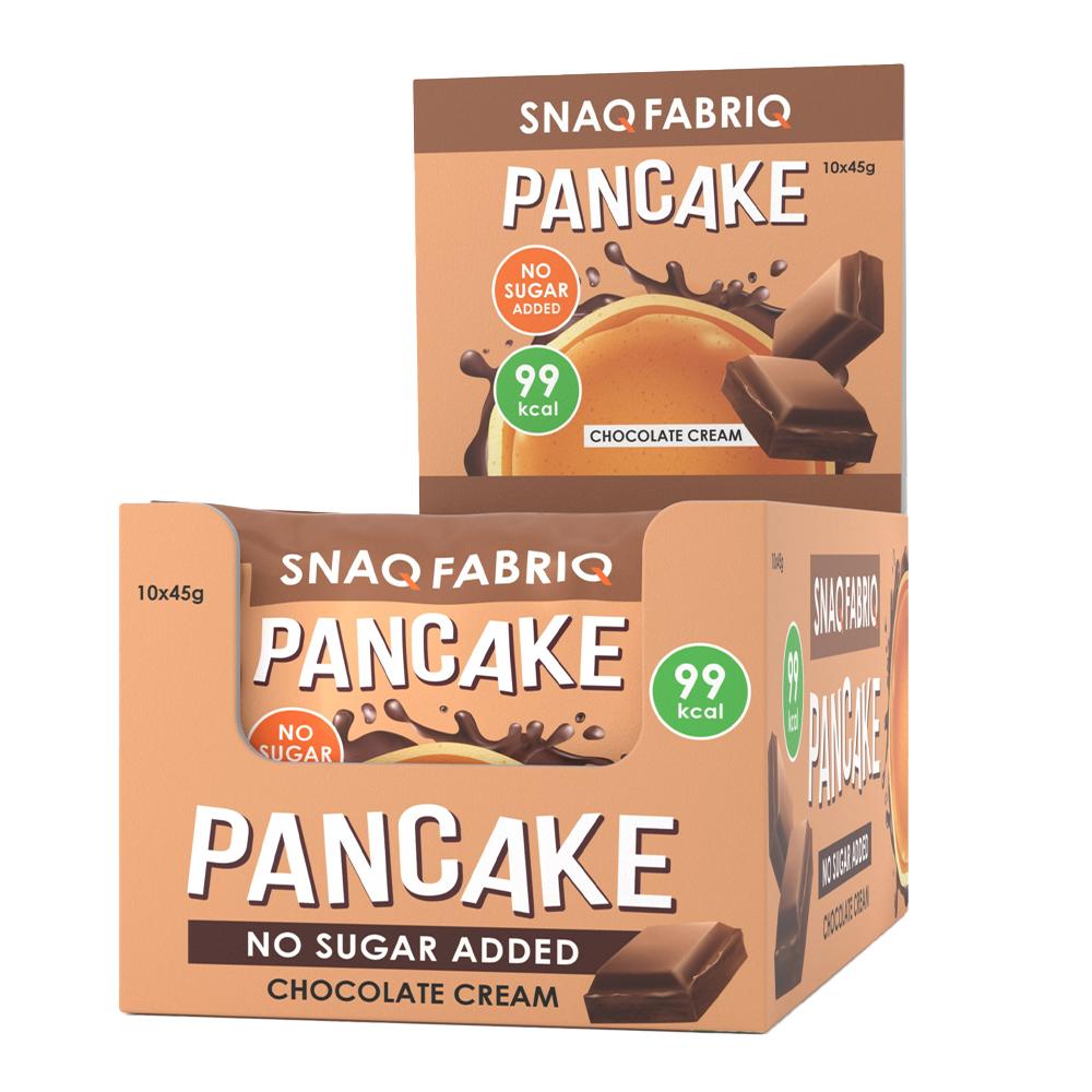 SnaQ FabriQ - Pancake - Delicate Chocolate - Box of 10