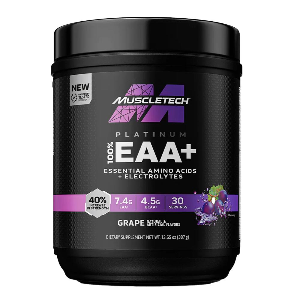 Muscletech - Platinum 100% EAA + Electrolytes - Grape - 30 Servings