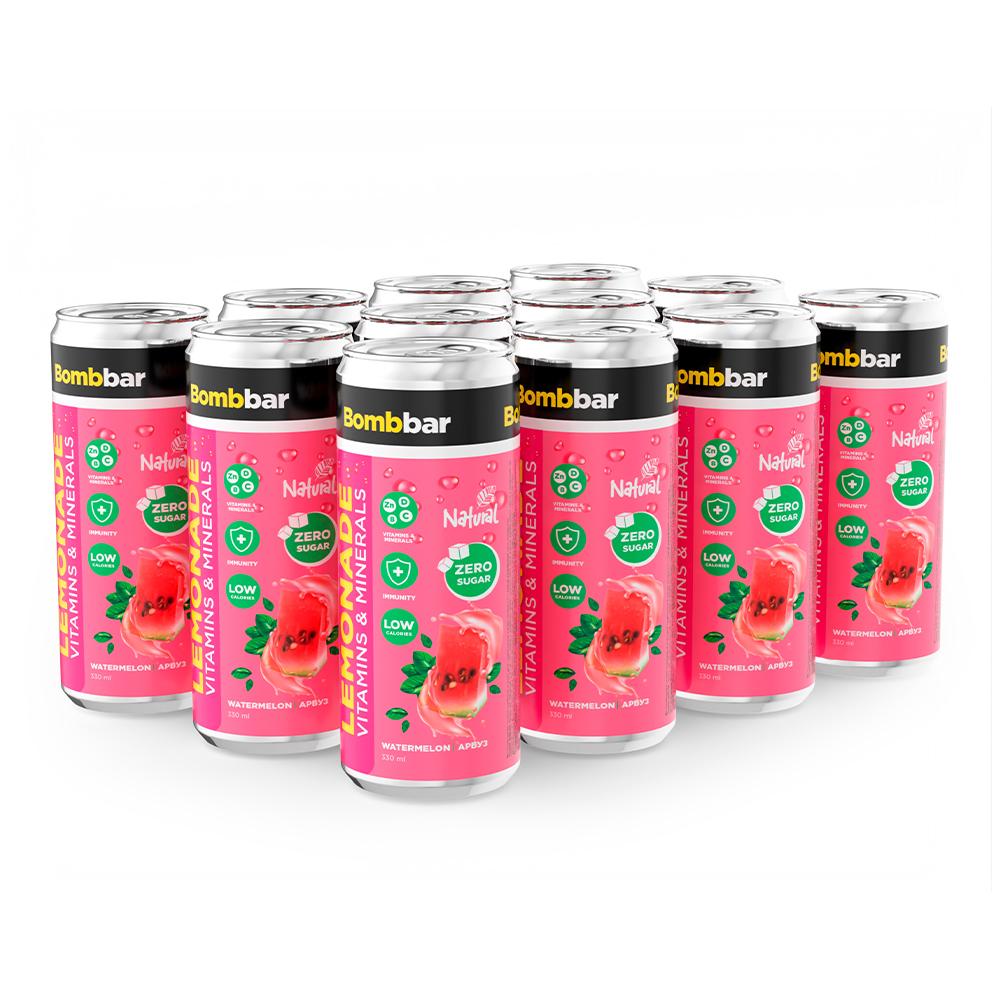 BombBar - Vitamin and Mineral Drink - Watermelon - Pack of 12