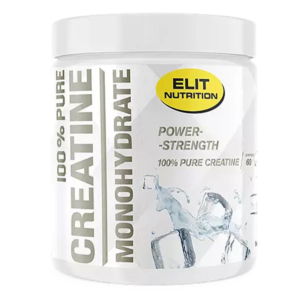 ELIT Nutrition - 100% Pure Creatine monohydrate - Natural - 300 Grams