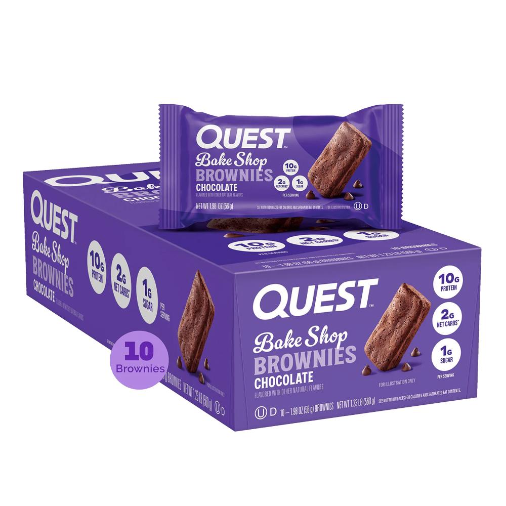 Quest - Bake Shop Brownie - Chocolate - Box of 10