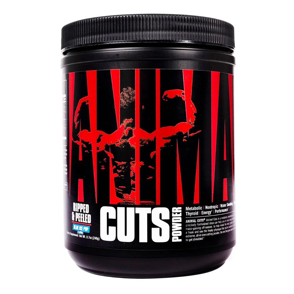 Universal Nutrition - Animal Cuts Powder - Ripped & Peeled - Blue Ice Pop - 248 Grams