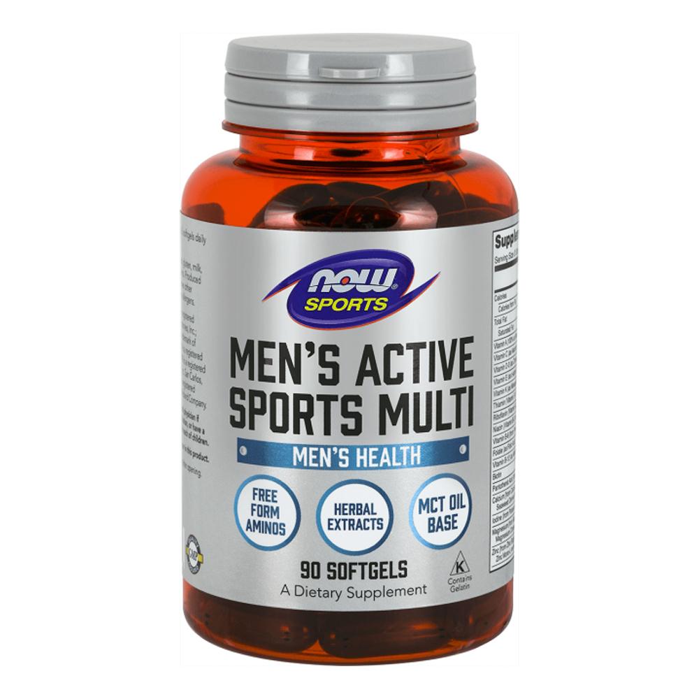 Now - Men's Extreme Sports Multi - Not Flavored - 90 Softgels