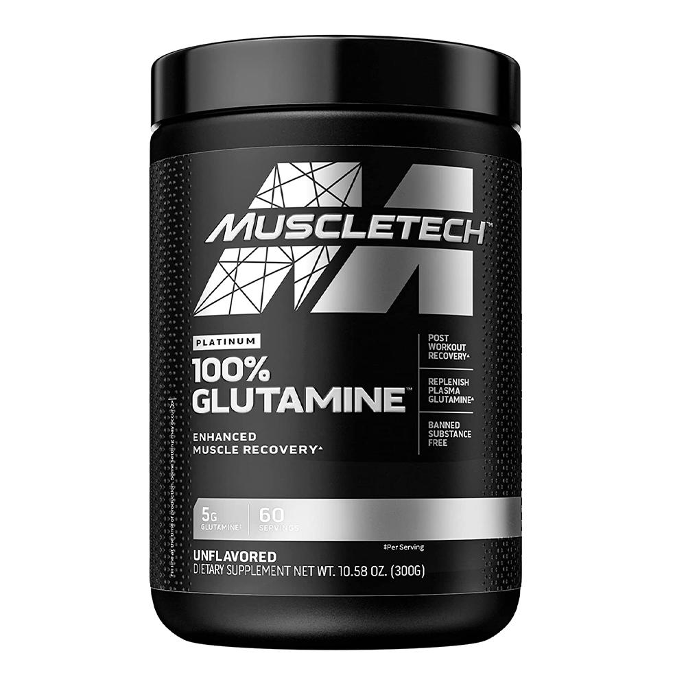 MuscleTech Platinum 100% Glutamine - Unflavored - 60 Servings