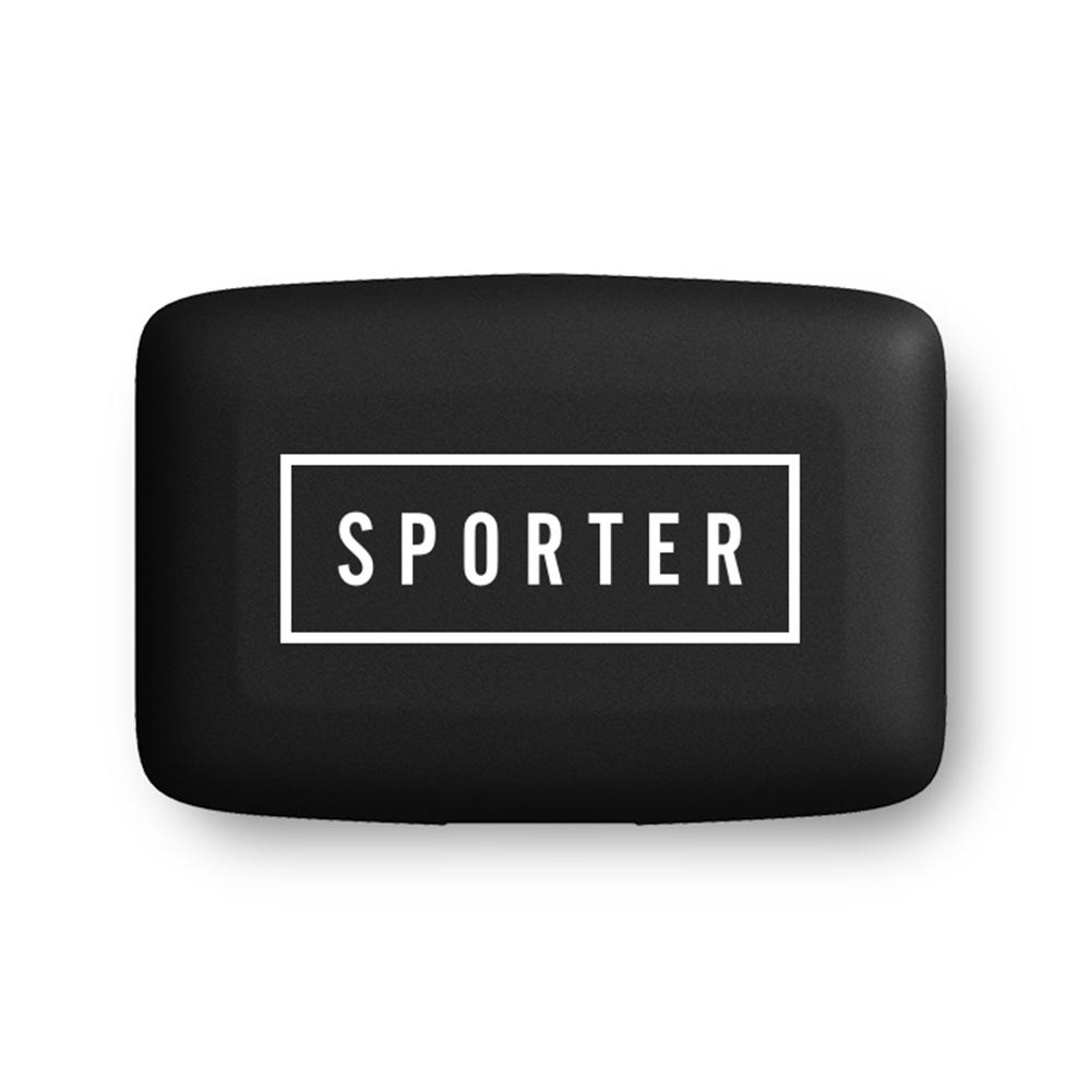 Sporter Pill Container (5 Compartments) - Black