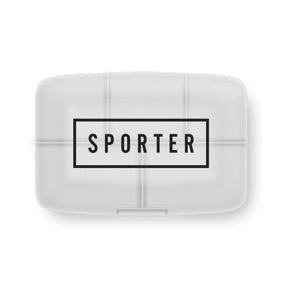 Sporter Pill Container (5 Compartments) - Transparent